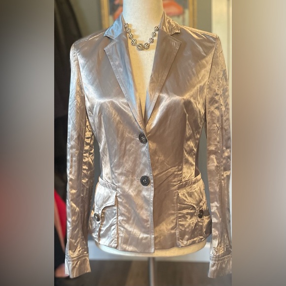 Rene Lezard Metallic Blazer - Picture 2 of 6